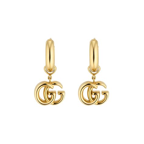 gucci silver earrings circle